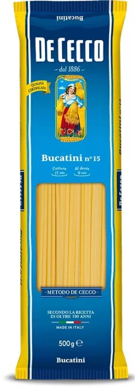 PASTA BUCATINI GR 500 DE CECCO