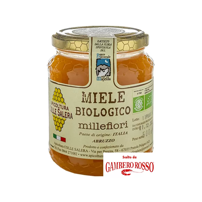 Miele Biologico Millefiori Colle Salera G